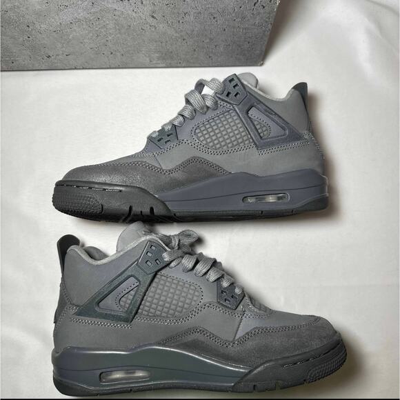 Size 4.5 - Nike Air Jordan 4 Retro SE GS Wet Cement Men's Shoes Ships Now - Picture 3 of 10